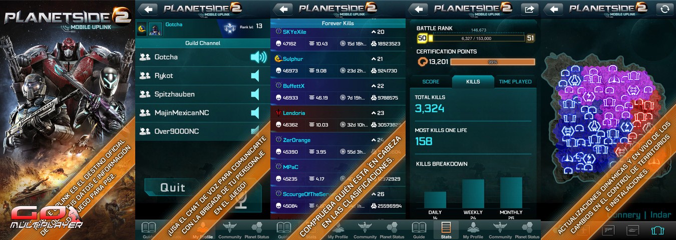 PlanetSide 2 Mobile Uplink iPhone