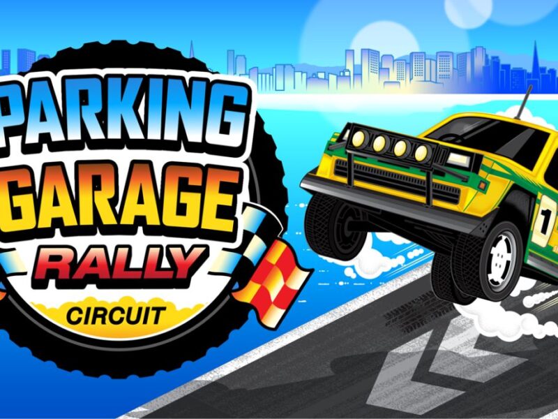Parking Garage Rally Circuit, juego de carreras arcade, desarrollado por Walaber.