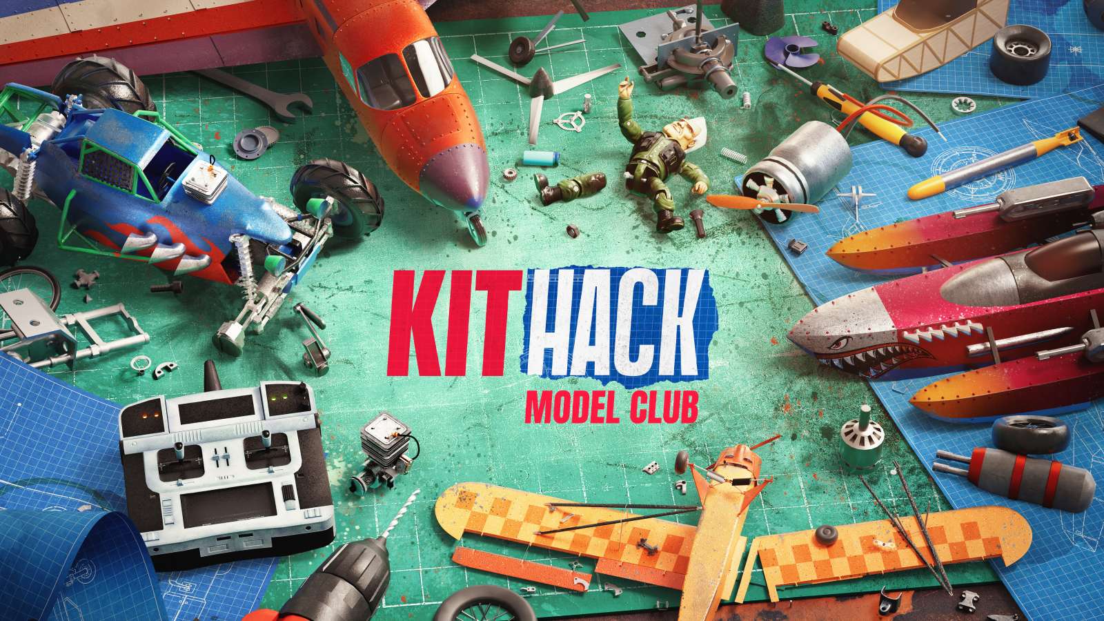 KitHack Model Club, desarrollado por Floating Origin Interactive, donde podrás construir, diseñar y luchar con tus creaciones.