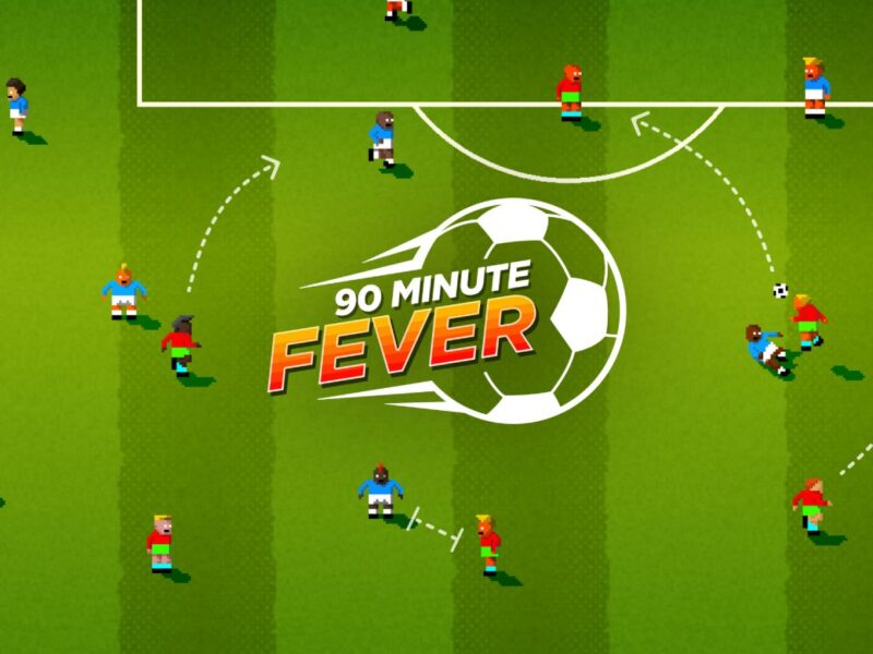 90 minute fever, juego de gestión futbolística desarrollado por Isokron.