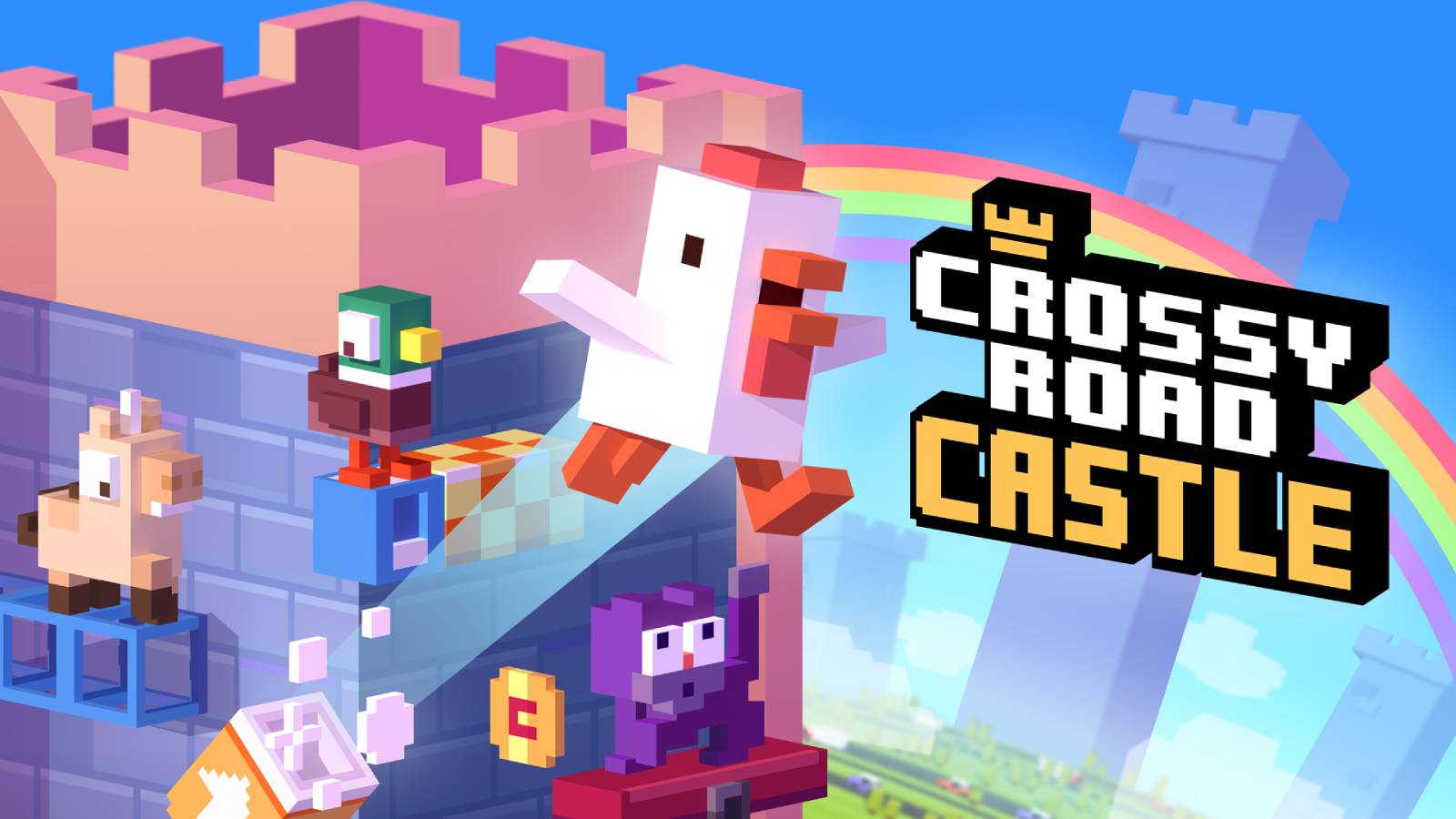 Crossy Road Castle: Ya está disponible su edición de consolas