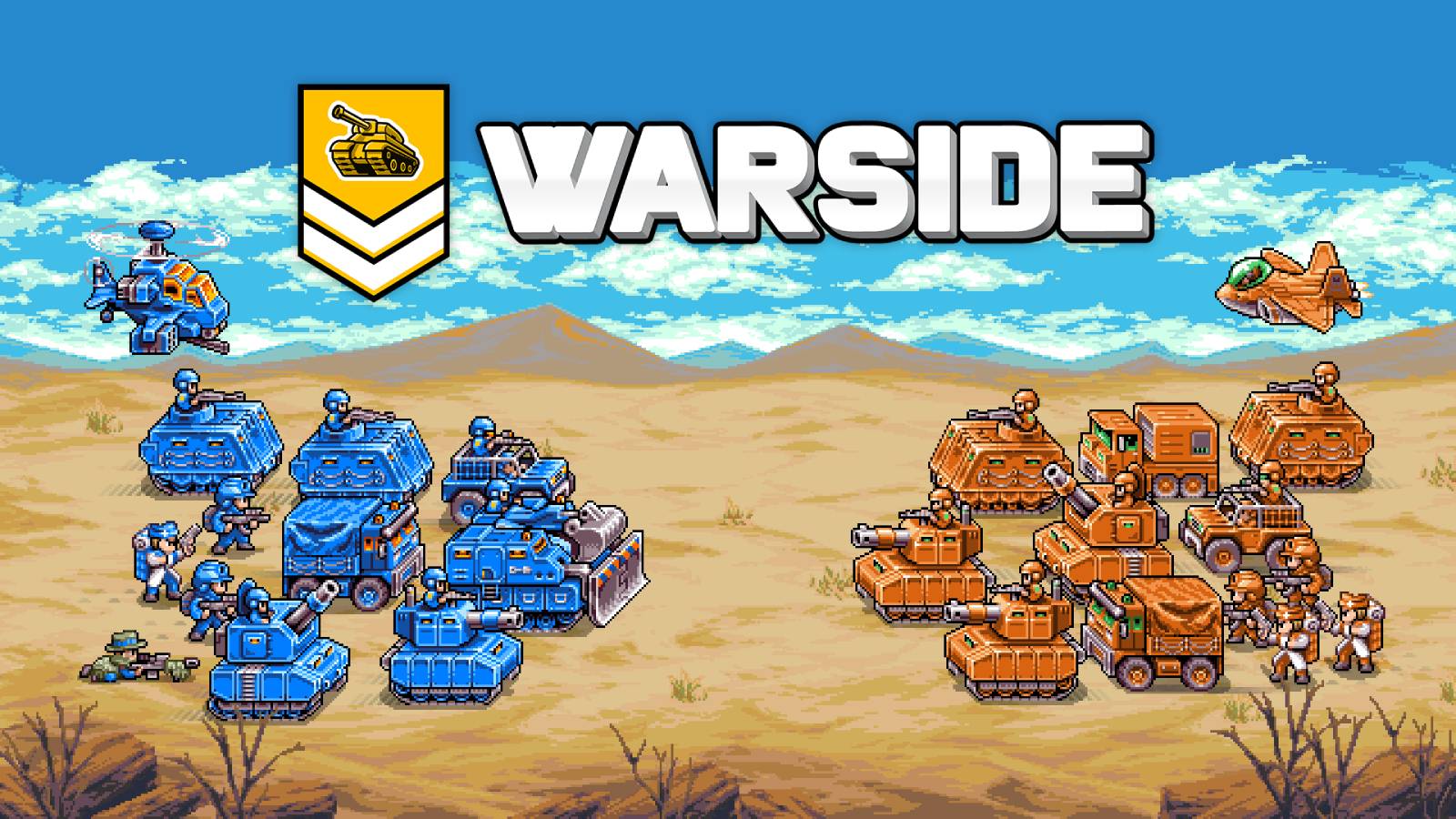 Warside, juego de estrategia en estilo pixel art, desarrollado por LAVABIRD y First Break Labs.