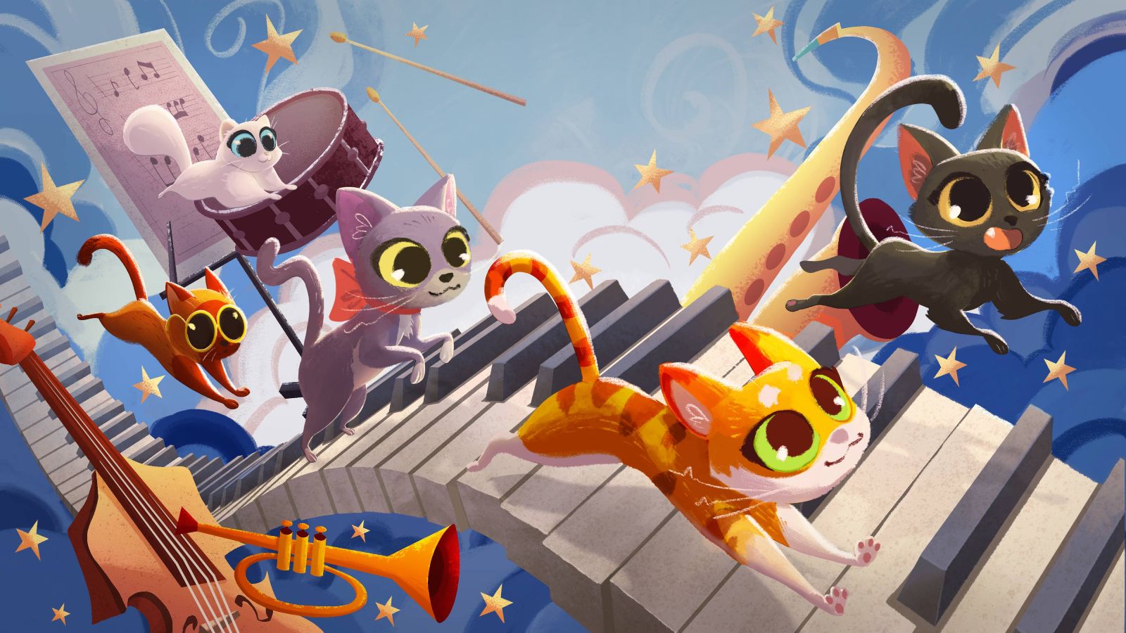 Jumping Jazz Cats: Juega a este parkour gatuno en enero