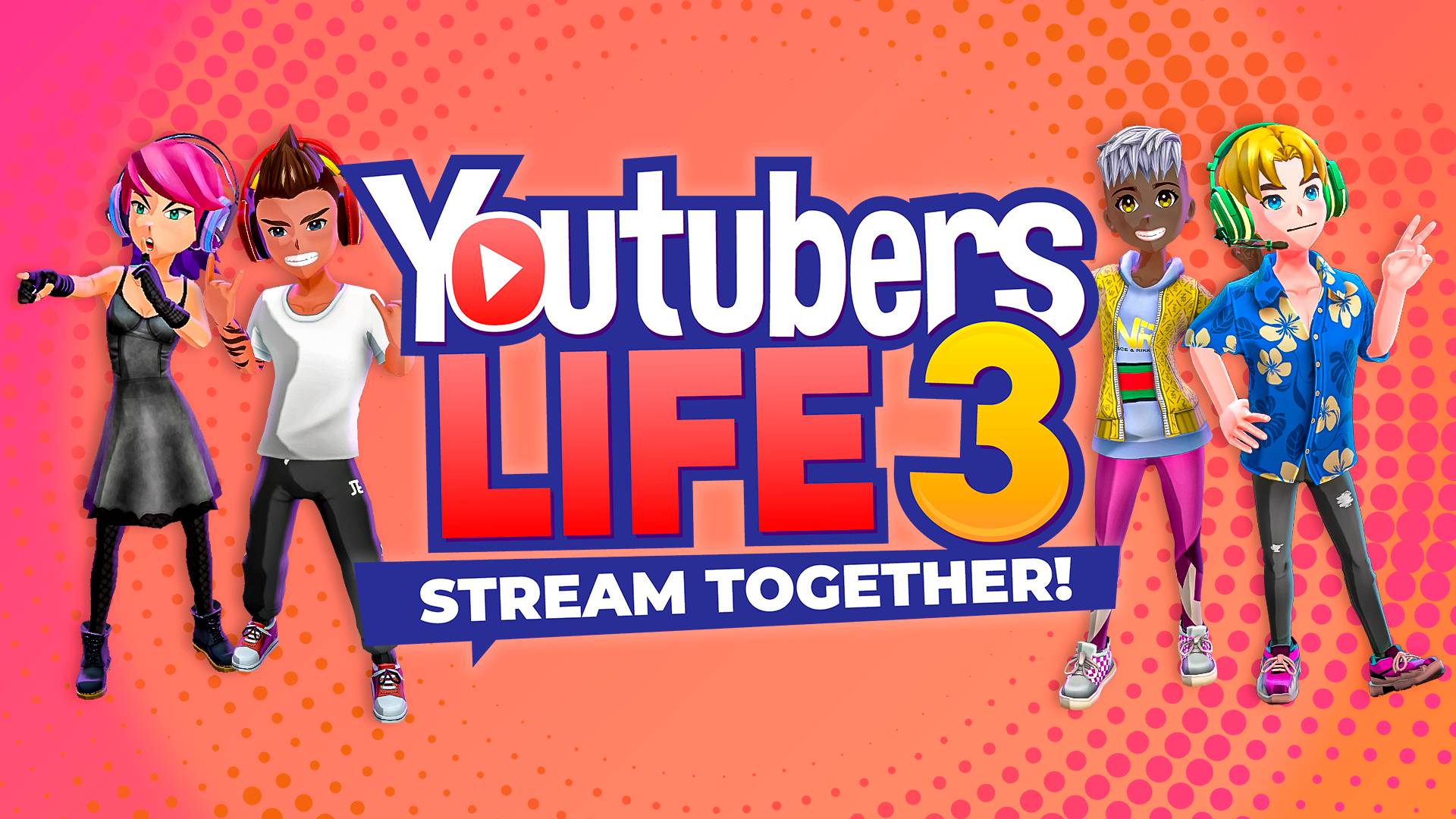 Youtubers Life 3 Stream Together, tercera entrega de la saga donde te enfrentaras a otros jugadores en tiempo real.