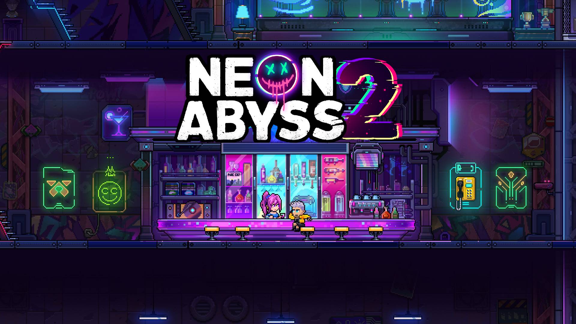 Neon Abyss 2, secuela del reconocido roguelite, ahora cooperativo.