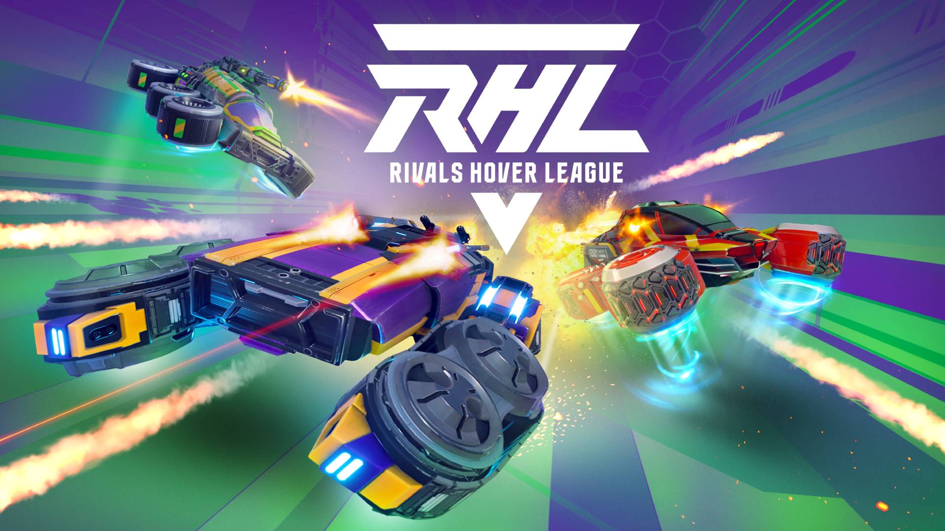 Rivals Hover League, nuevo juego de combate en arenas vehiculares de alta velocidad.