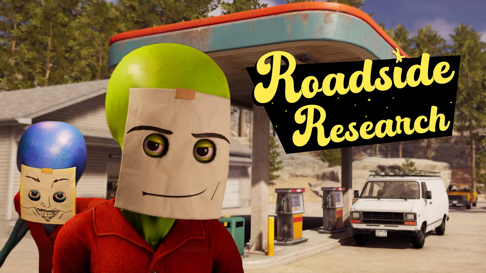 Roadside Research juego cooperativo desarrollador por Cybernetic Walrus y Oro Interactive.