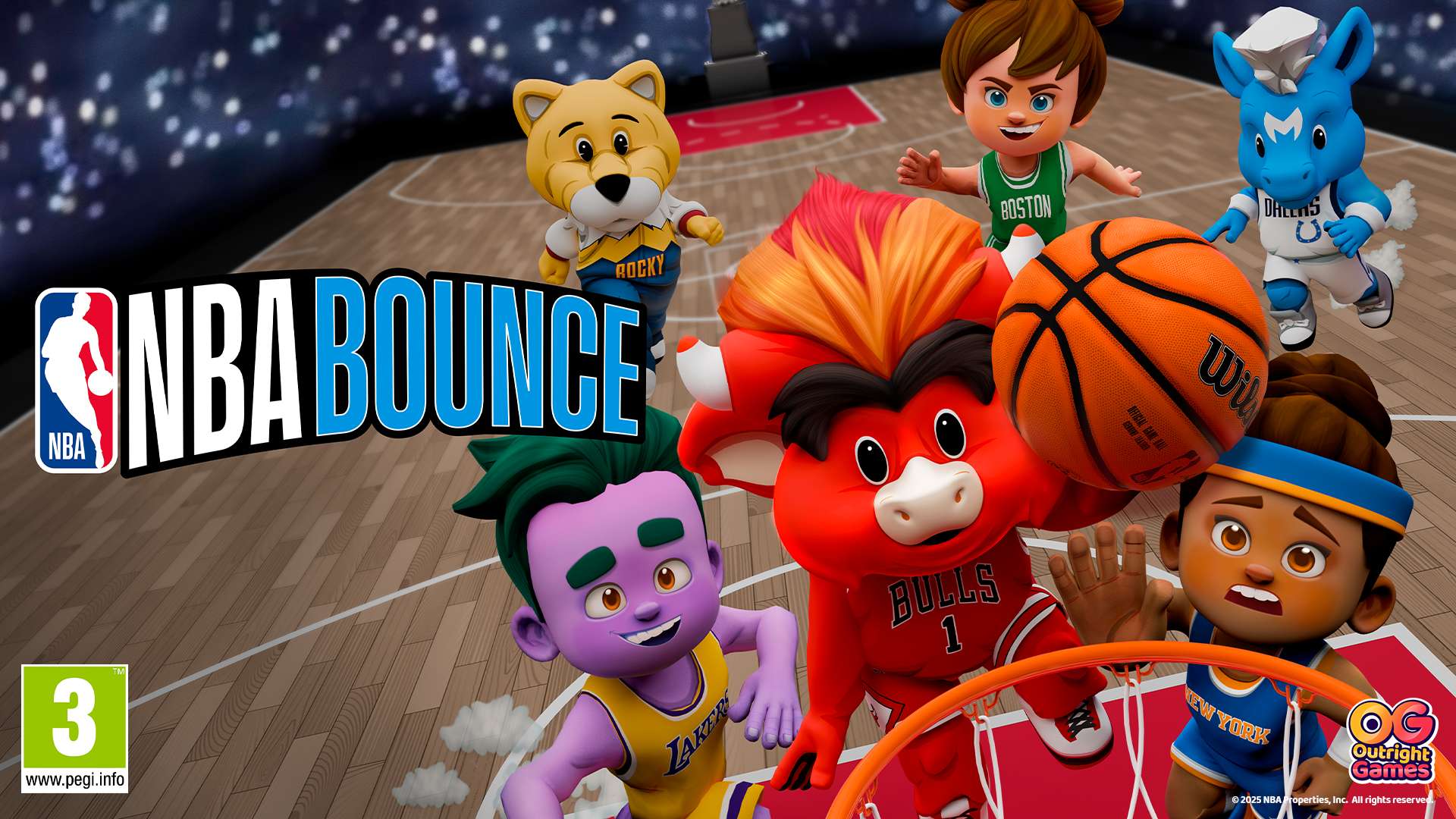 NBA Bounce, juego deportivo multijugador.