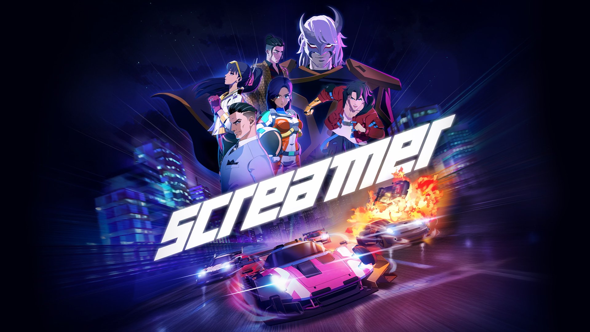 Screamer: Estrena su arte oficial diseñada por Polygon Pictures